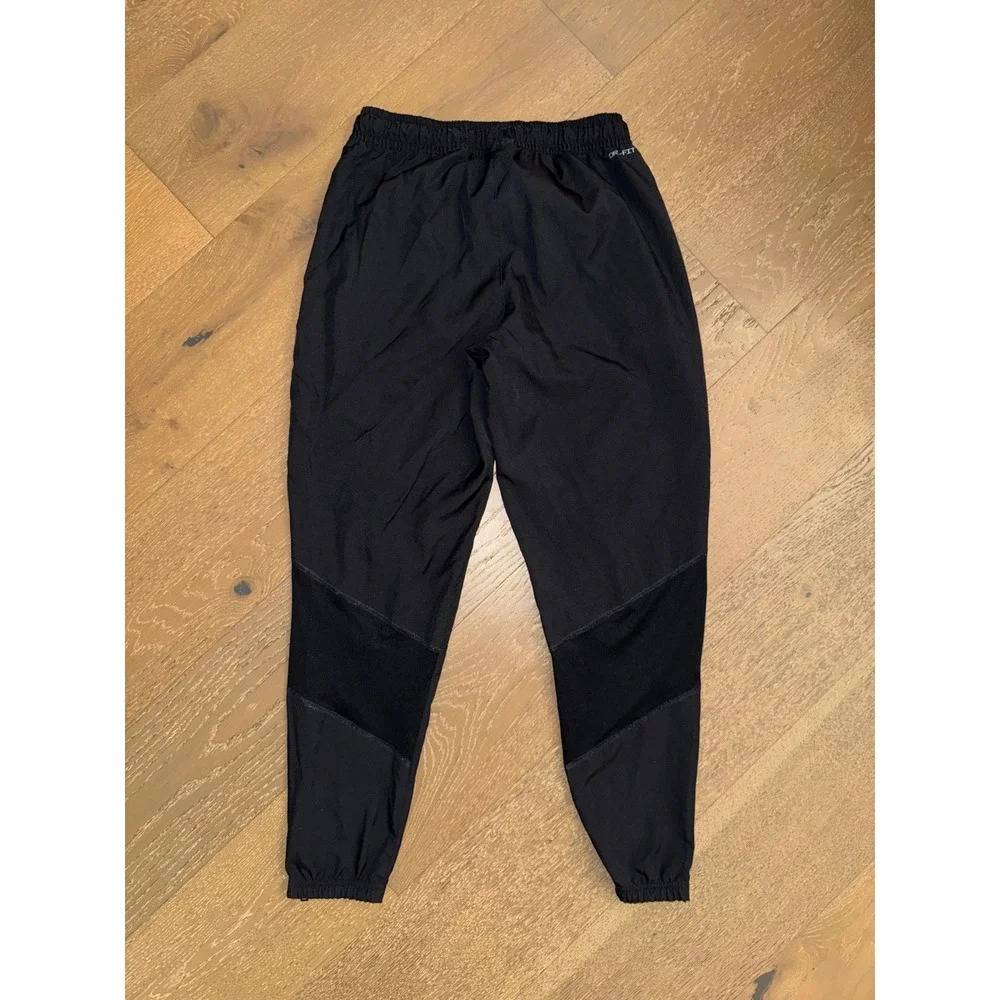 Jordan‎ Dri-FIT Mesh Panel Track Pants Mens Lg Black Jumpman Zipper Ankle Cuffs